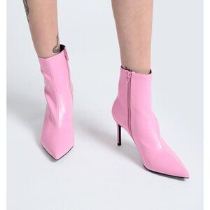 Jeffrey Campbell Bubblegum Pink Stiletto Boots